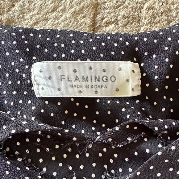 Elegant Black Polka Dot Camisole - Picture 2 of 4